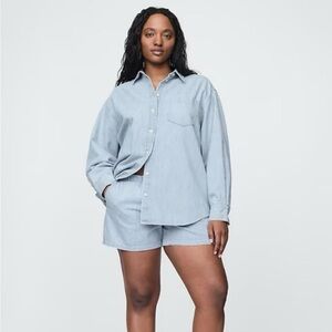 Gap Big Shirt stripes